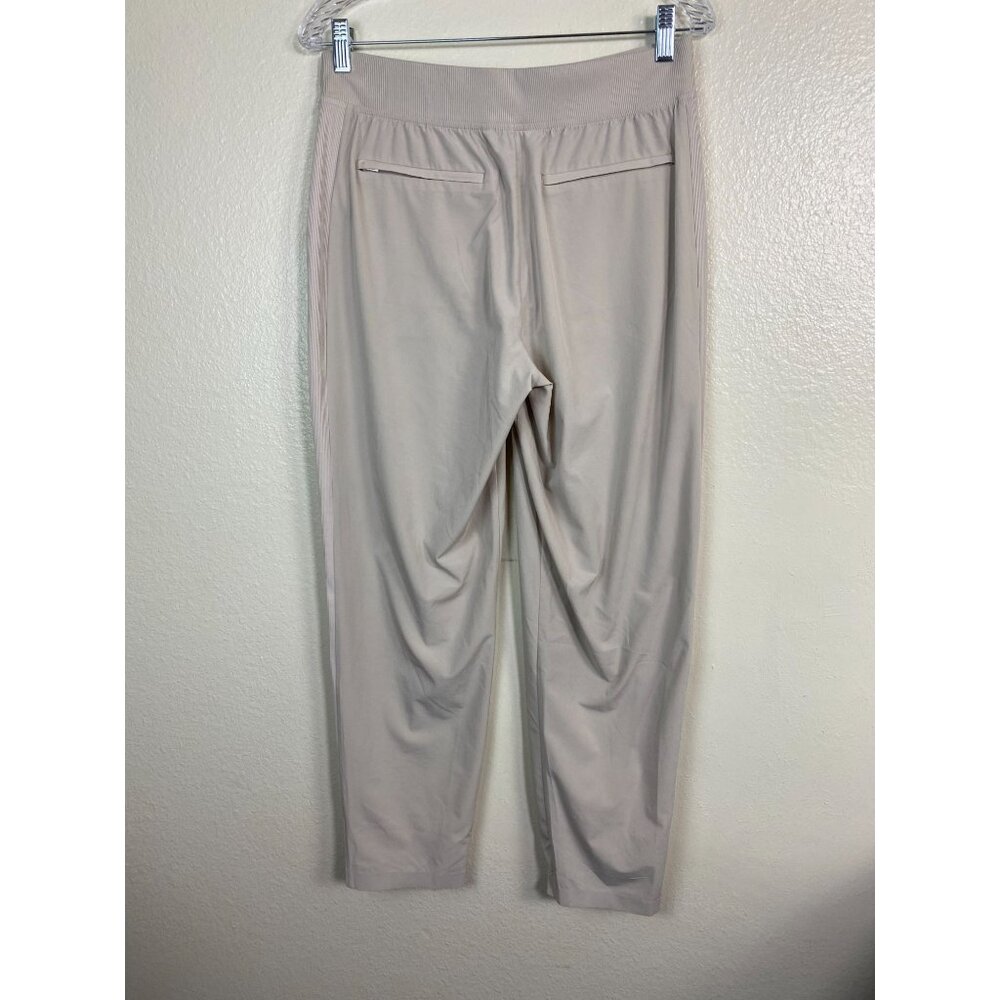 Athleta Brooklyn Ankle Pants Womens Size 8 Beige Mid‎ Rise Neutral Cream Granola